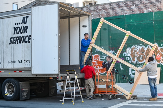 camion de déménagement