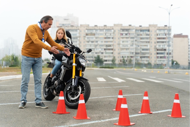 cours de moto