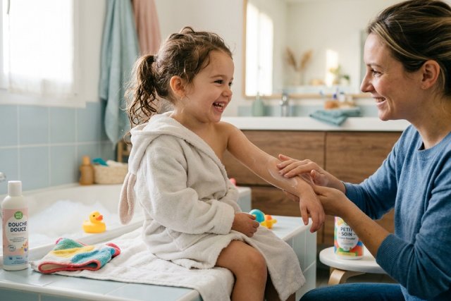 soins corporels enfants